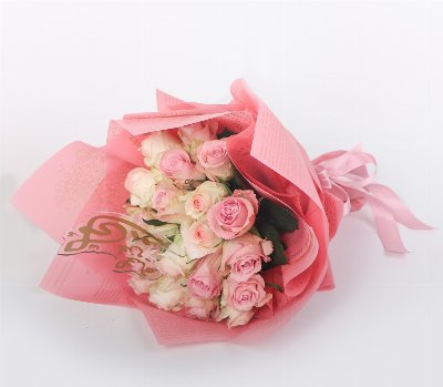 Bouquet Six Lovers 20 Rose Pink