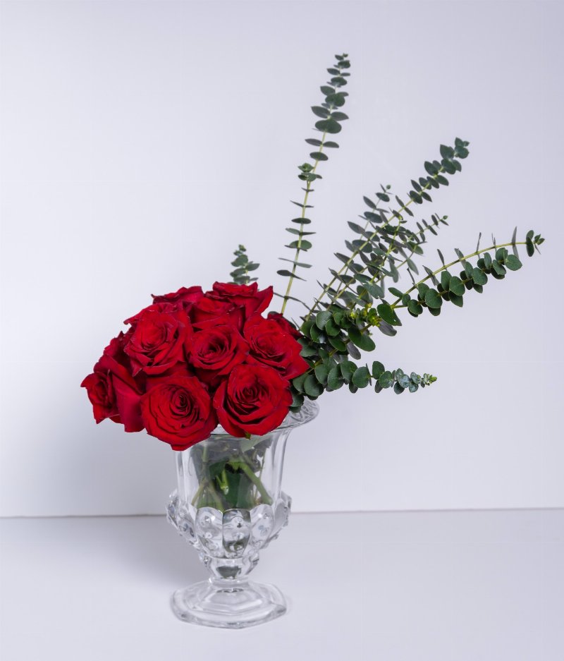 Queen bouquet 15 Rose Ali won luxury crystal