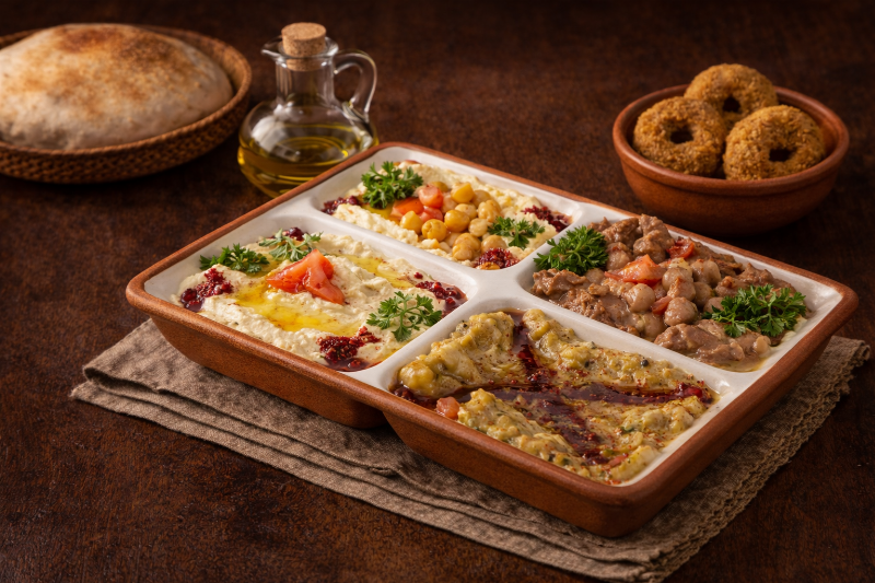 Mixed plate