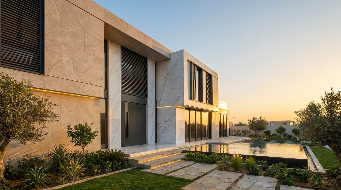 Natural Stone Facade Porcelain
