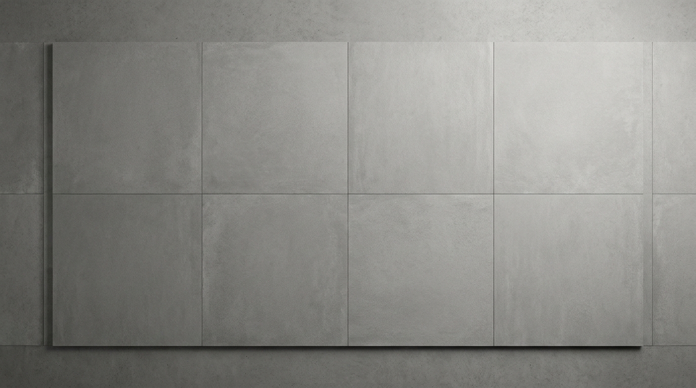 Large Format Matte Gray Porcelain