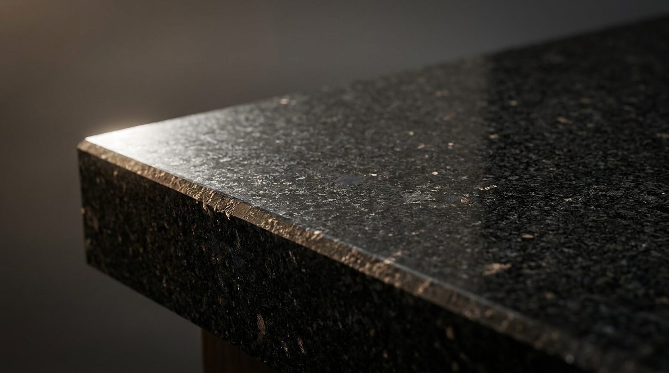 Polished Black Granite